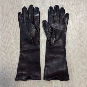 TALBOTS Italian leather opera gloves 7.5